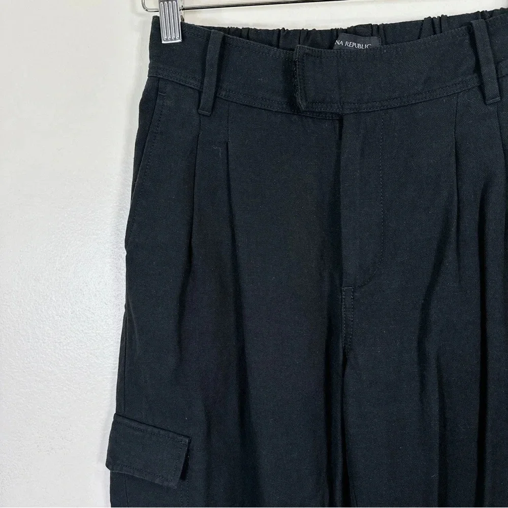 Banana Republic Cargo Utility Black Pant
